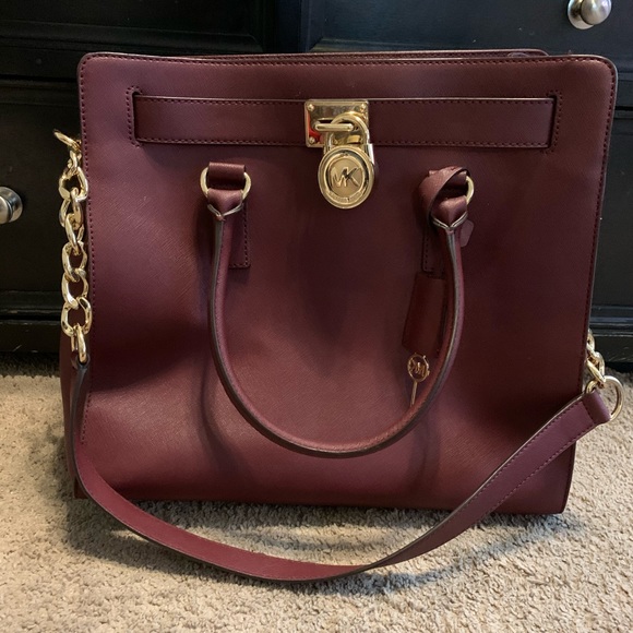 Authentic Michael Kors large Hamilton handbag